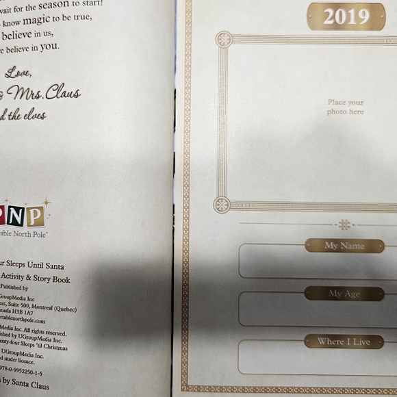 NWT PERSONAL CHRISTMAS STORIES & ACTIVITY BOOK - Picture 9 of 10